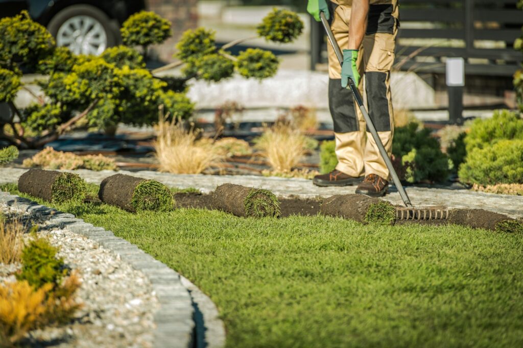 Expert sod installation service by Murphy's Sod in Crystal River, FL